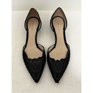 Giorgio Armani Black Kitty Heels Size 36 1/2